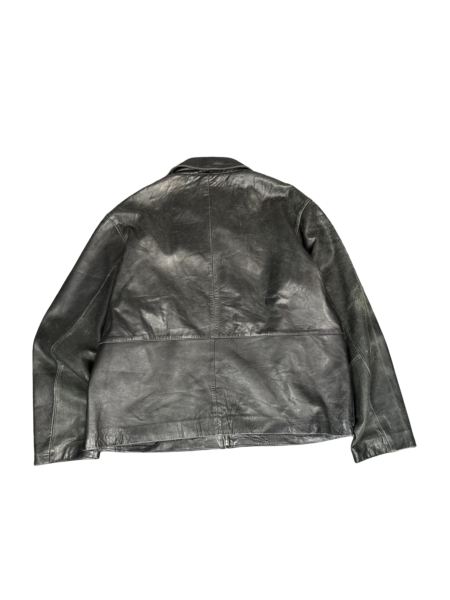 Eddie Bauer Genuine Leather Zip Jacket (XL)