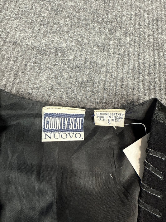 1990s County Seat Nuovo Genuine Leather Vest (S)