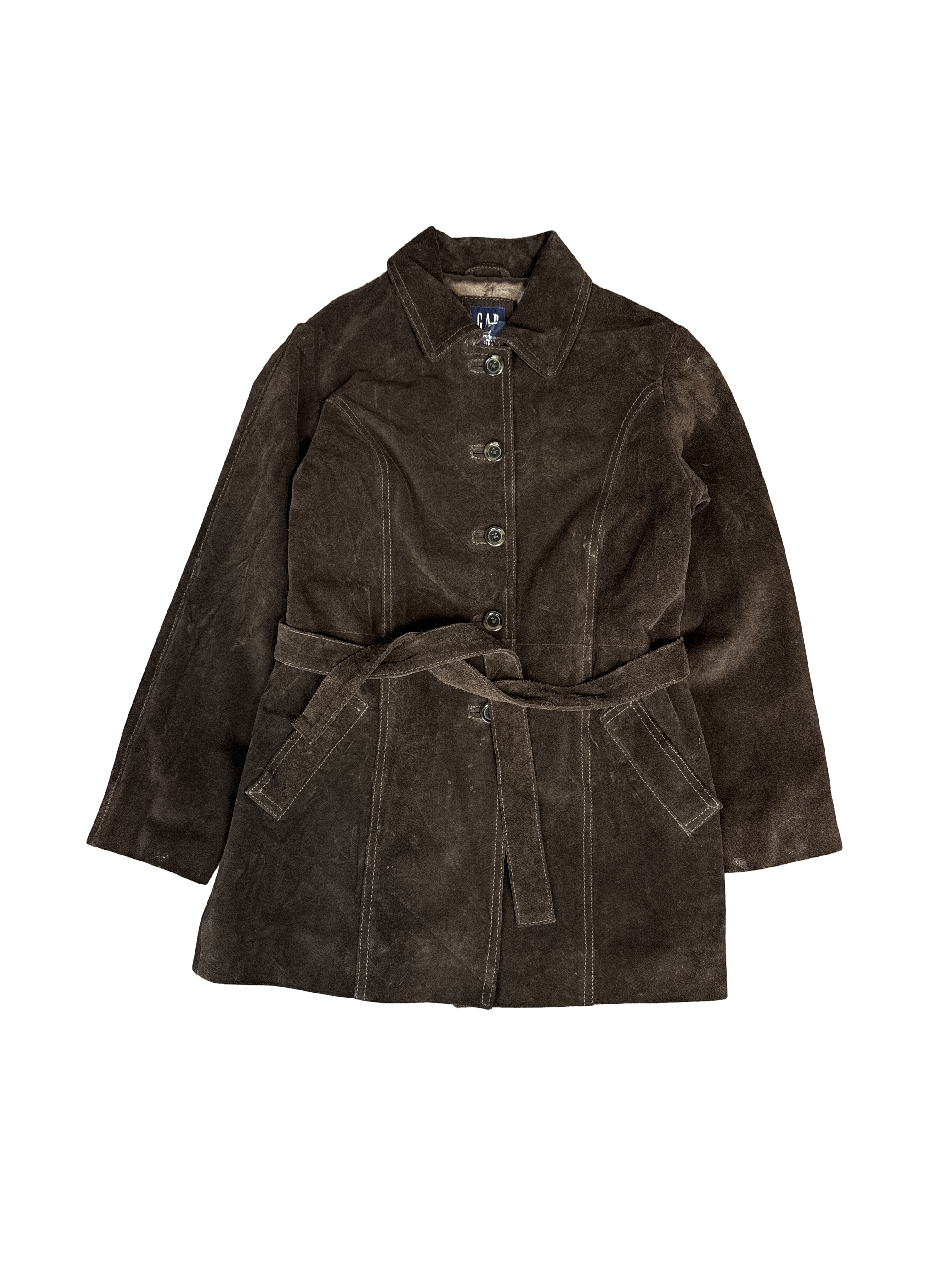 GAP Genuine Leather Belted Jacket (M)