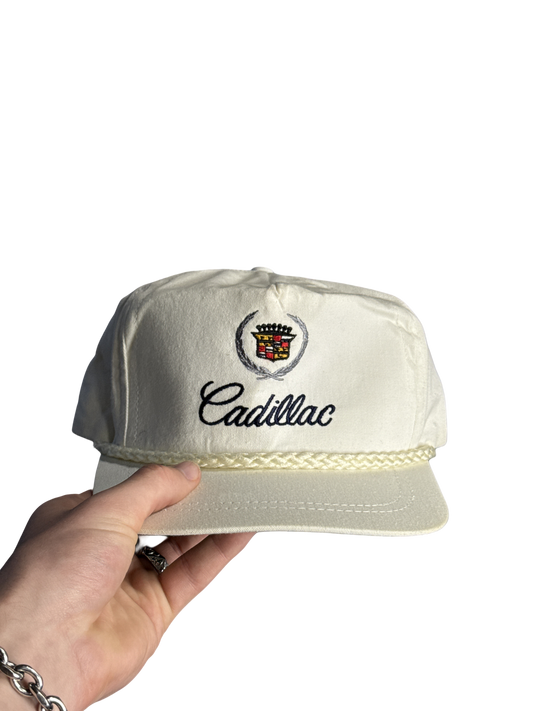 1980s Cadillac Embroidered Rope Trucker Hat (One Size)