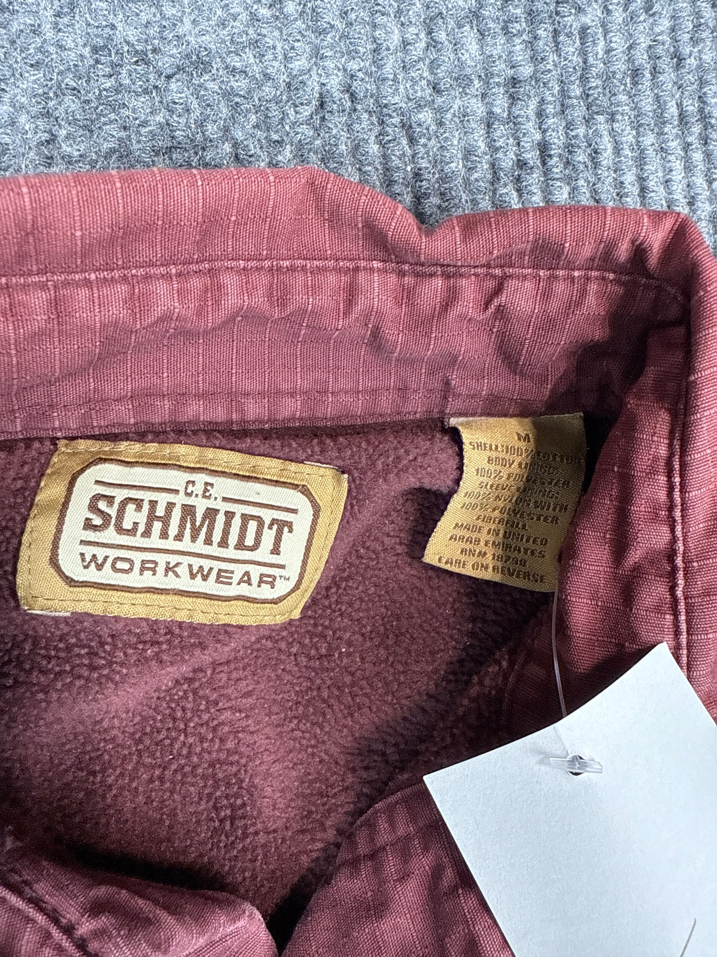 C.E. Schmidt Workwear Fleece-Lined Button-Up Shirt (M)