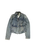Y2K Rampage Denim Belted Jacket (S)
