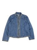 Y2K New Direction Studded Denim Jacket (S)
