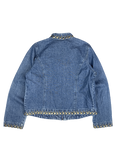Y2K New Direction Studded Denim Jacket (S)