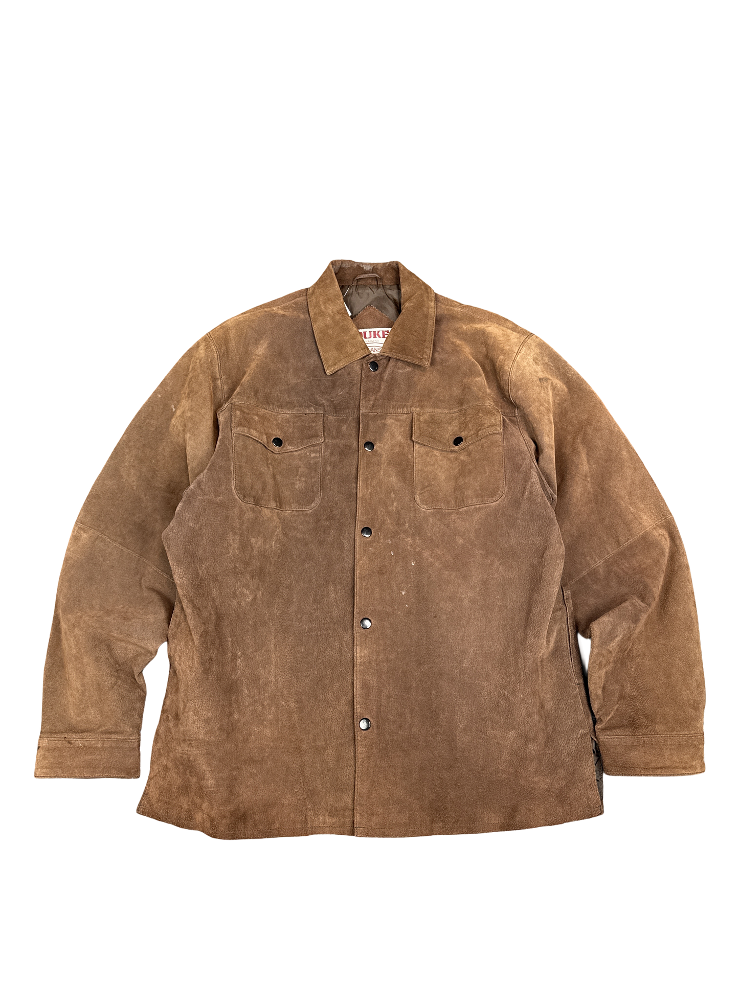 Duke Haband Genuine Leather Suede Jacket (L)