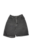 1990s Faded Black Denim Shorts (S)