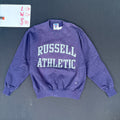 1990s Russell Athletic Purple Crewneck Sweatshirt (L)