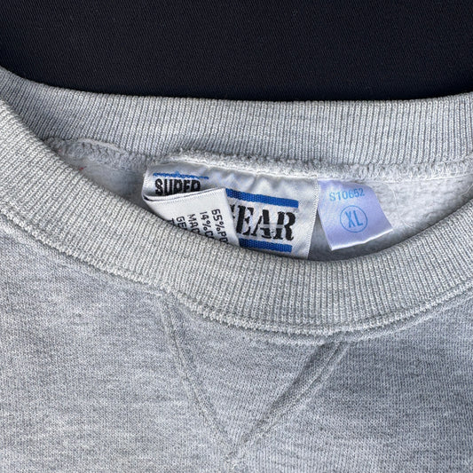 1990s Kansas University Crest Graphic Sweatshirt (XL)