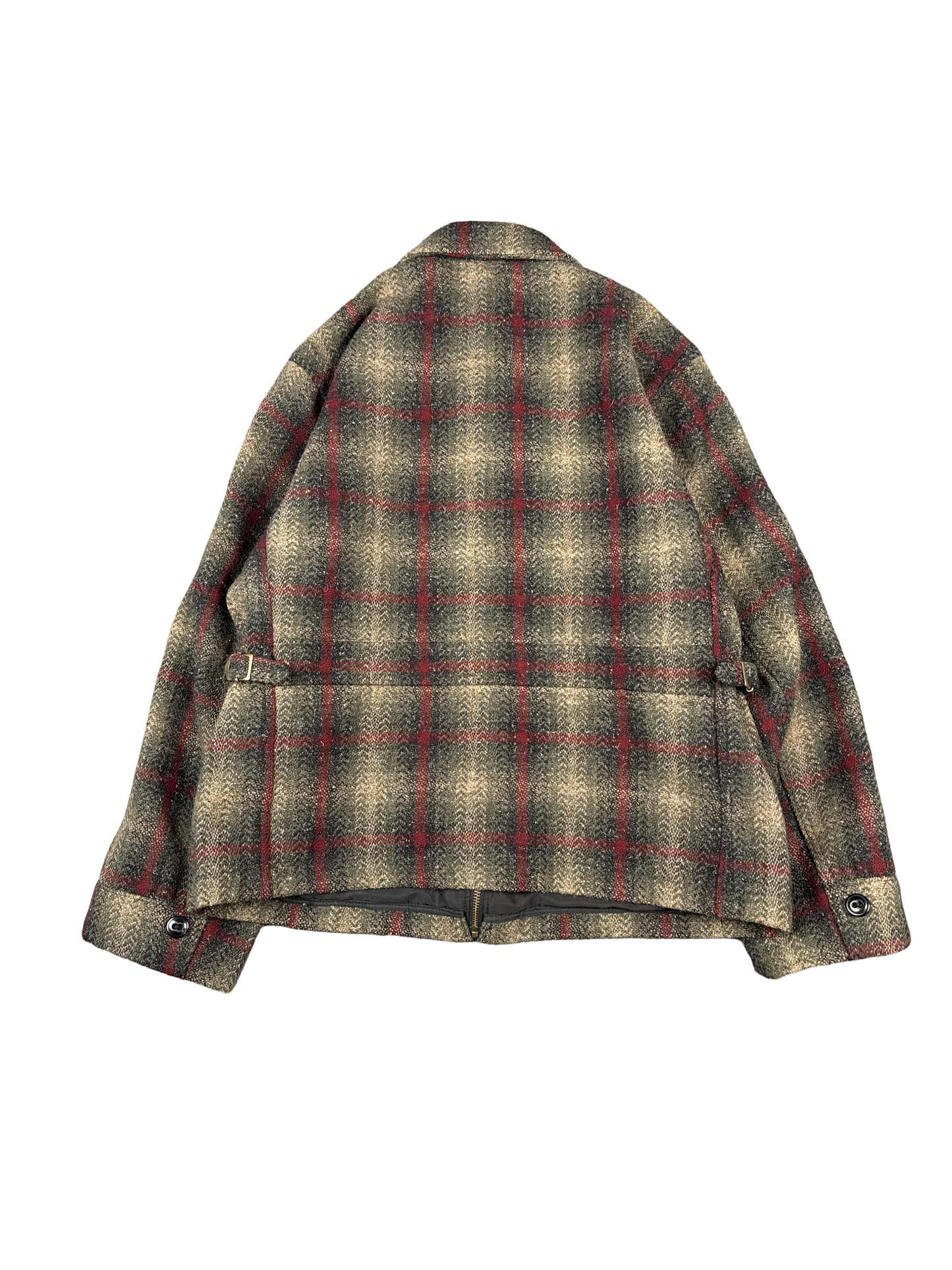 Woolrich Plaid Wool Zip Jacket (L)