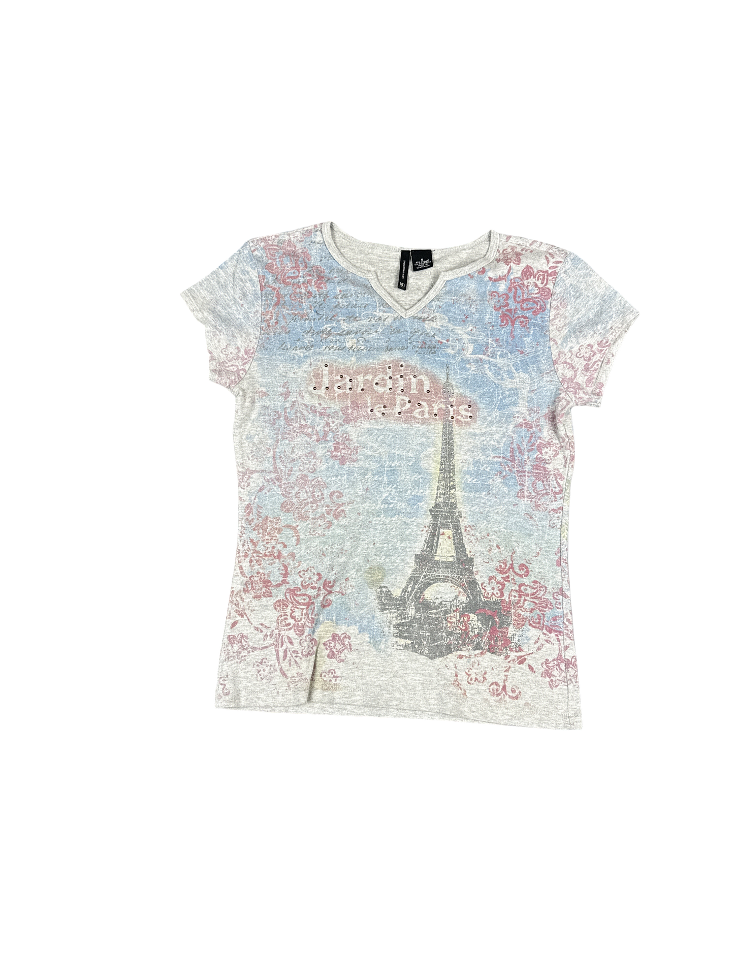 Paris Eiffel Tower Graphic Tee by New Directions (S)