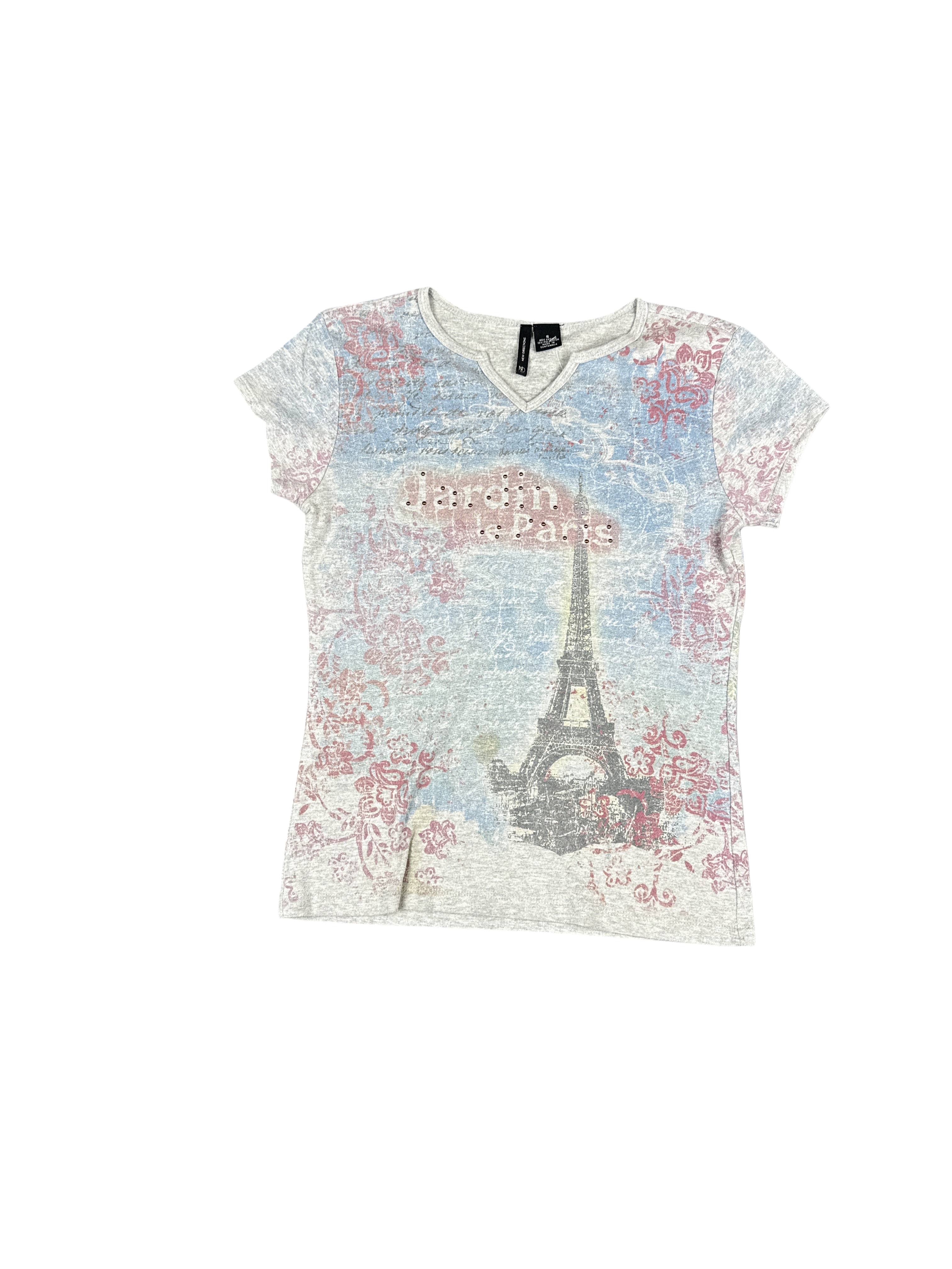 Paris Eiffel Tower Graphic Tee by New Directions (S)