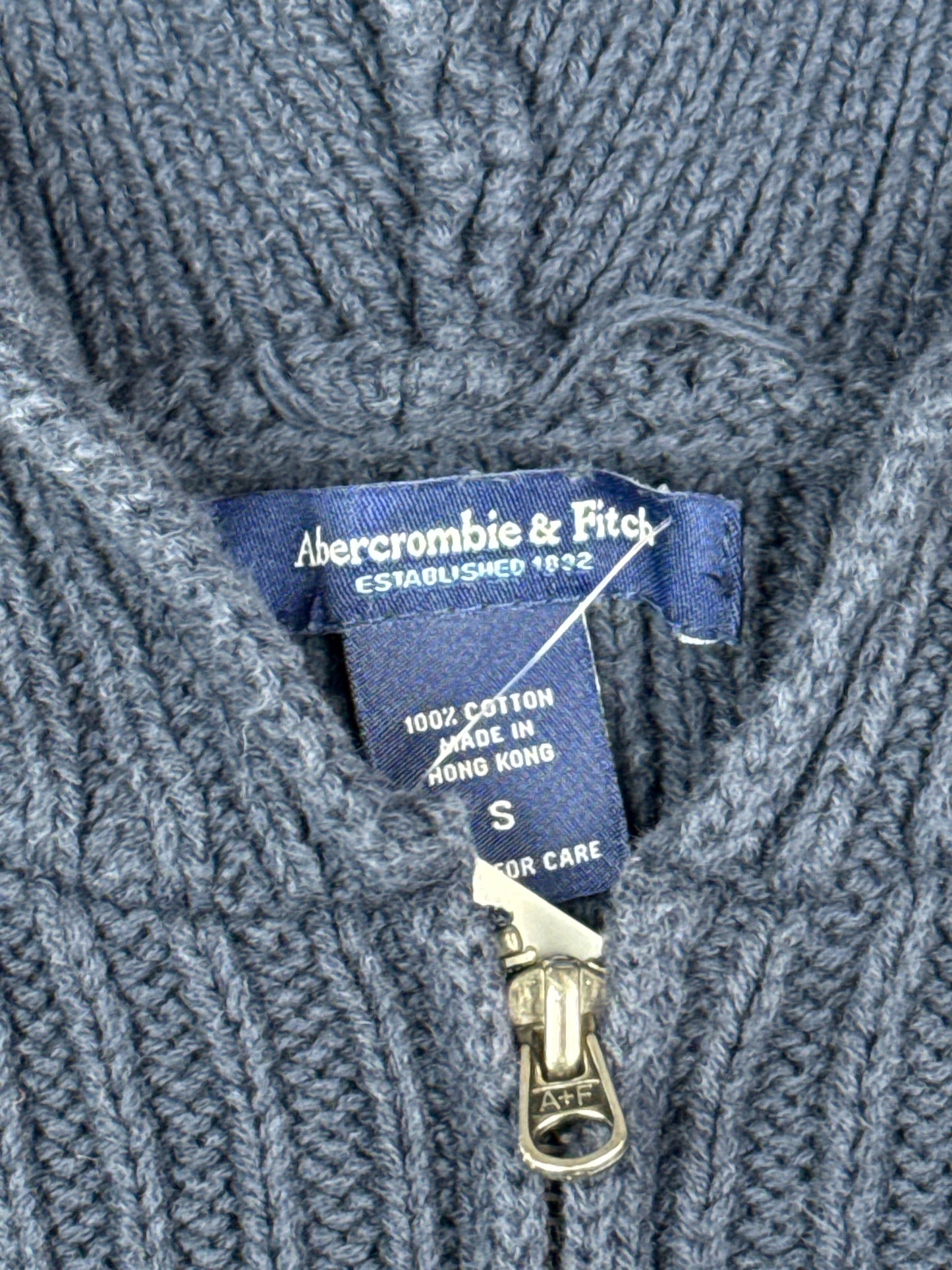 Abercrombie & Fitch Knit Zip Hoodie (S)