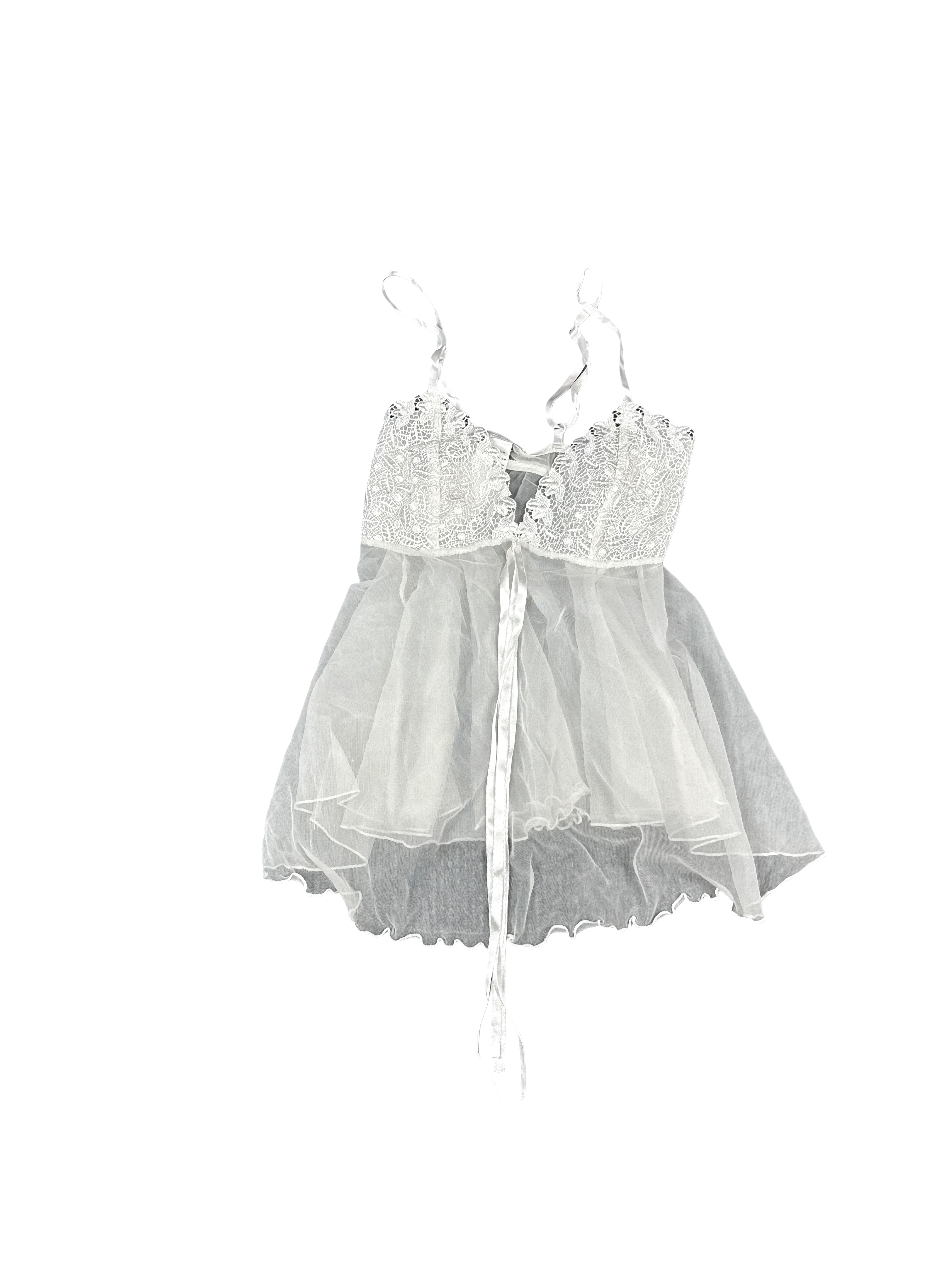 Sheer Lace Babydoll Lingerie Top by Seductive Wear (S)