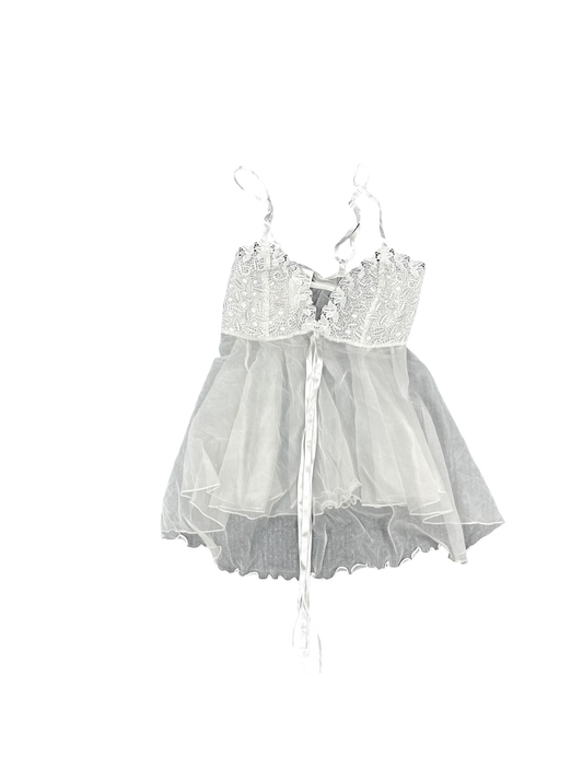 Sheer Lace Babydoll Lingerie Top by Seductive Wear (S)