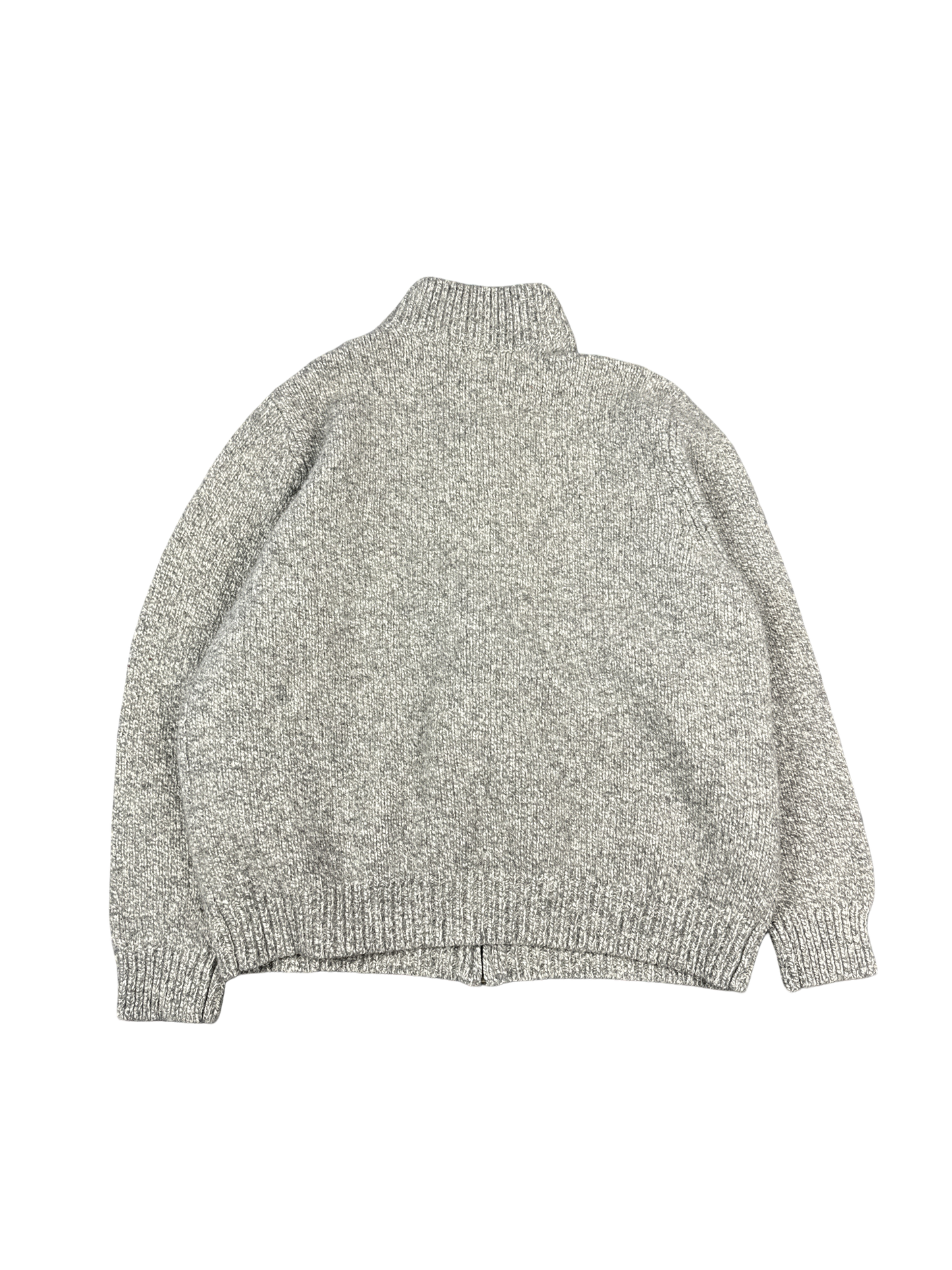 L.L. Bean Lambswool Full Zip Pullover (XL)