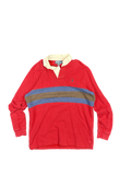 Polo Ralph Lauren Red Stripe Rugby Shirt (M)