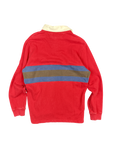 Polo Ralph Lauren Red Stripe Rugby Shirt (M)