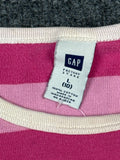 Y2K GAP Pink Striped Cotton Tee (L)