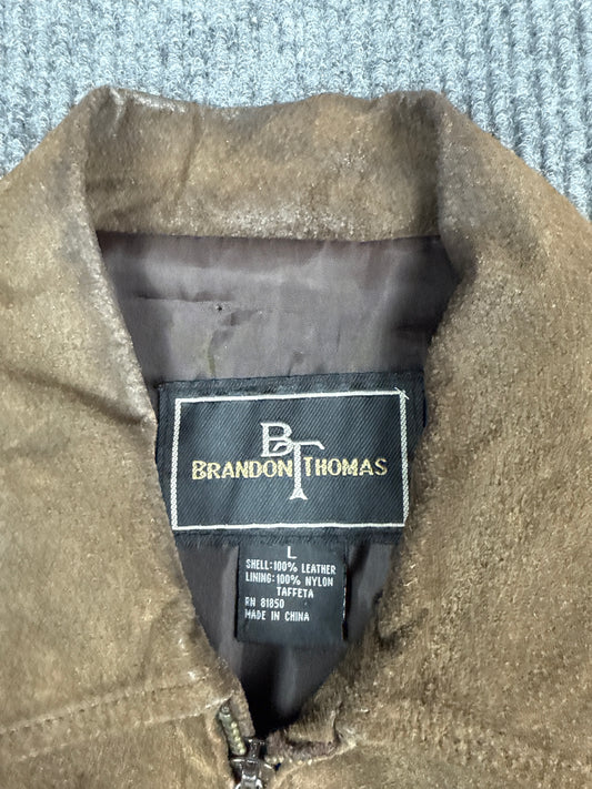 Brandon Thomas Brown Leather Jacket (L)