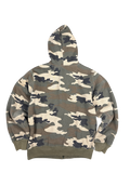 Camo Fleece-Lined Zip Hoodie – Faded Glory (XL)
