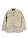 Suede Leather Utility Jacket by Perfect (XS)