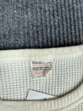 Vintage Sears Thermal Waffle Knit Pullover (M)
