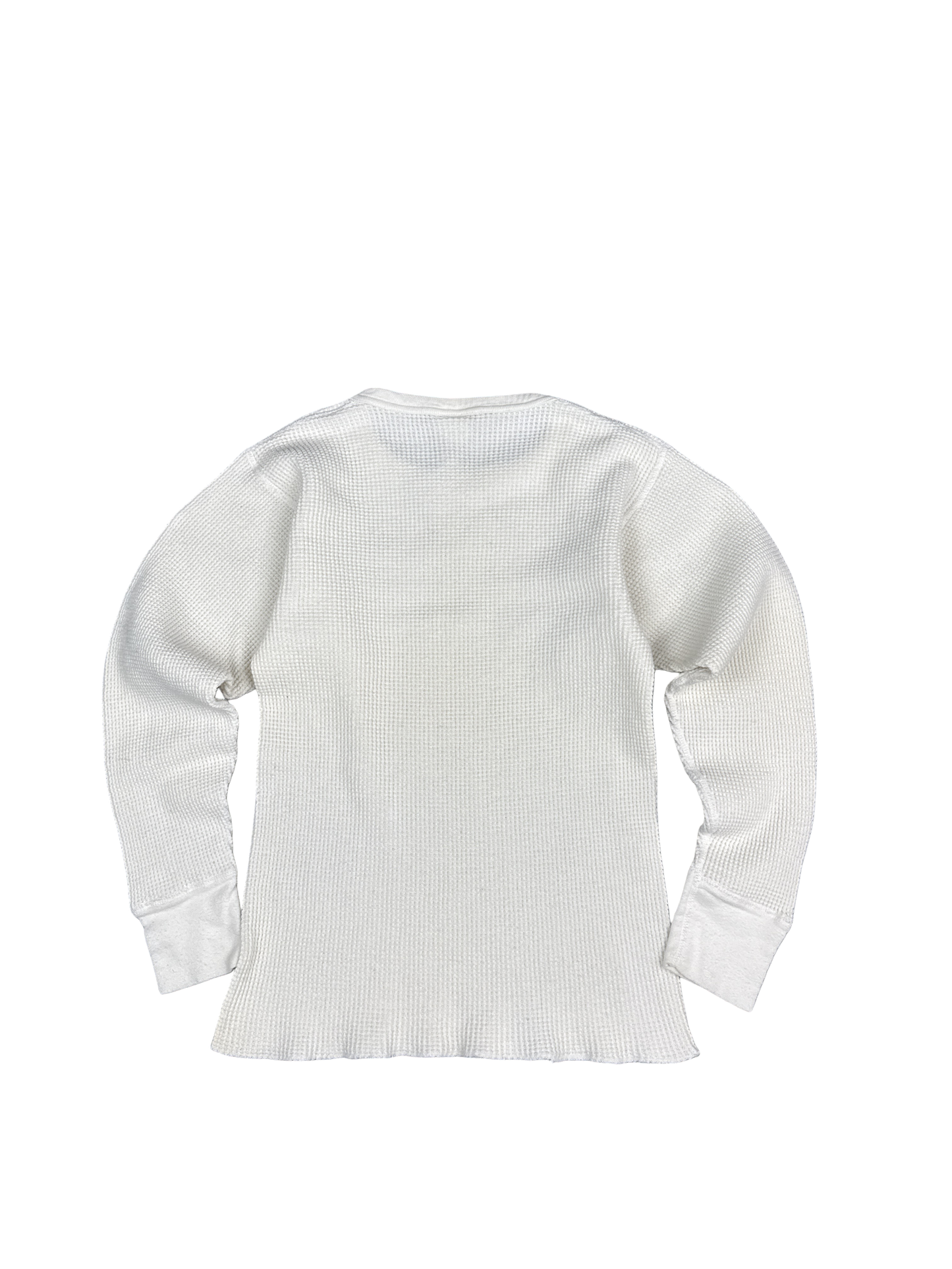 Vintage Sears Thermal Waffle Knit Pullover (M)