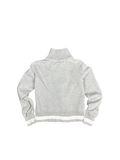 Roxy Gray Zip-Up Sweatshirt (S)