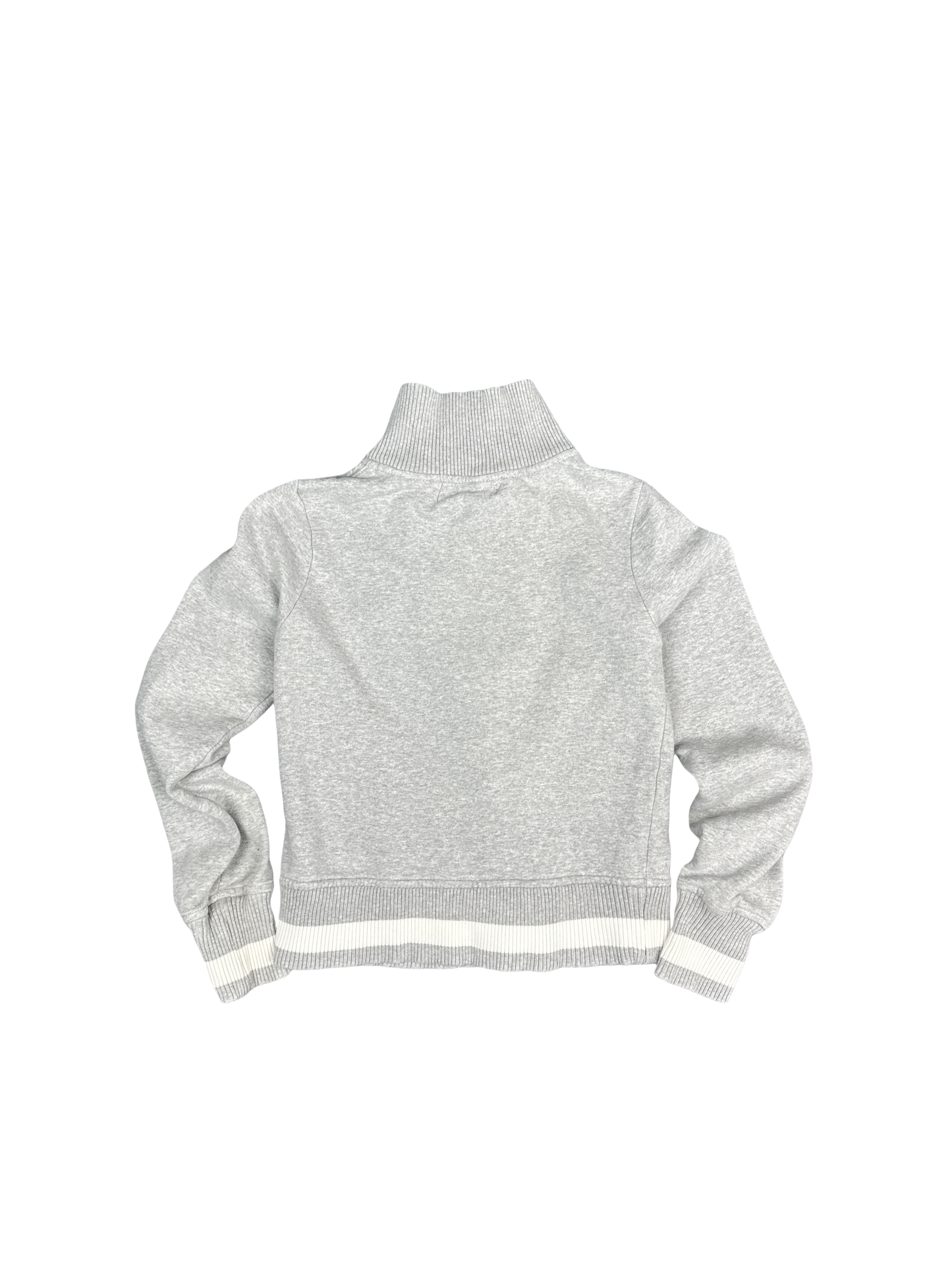 Roxy Gray Zip-Up Sweatshirt (S)
