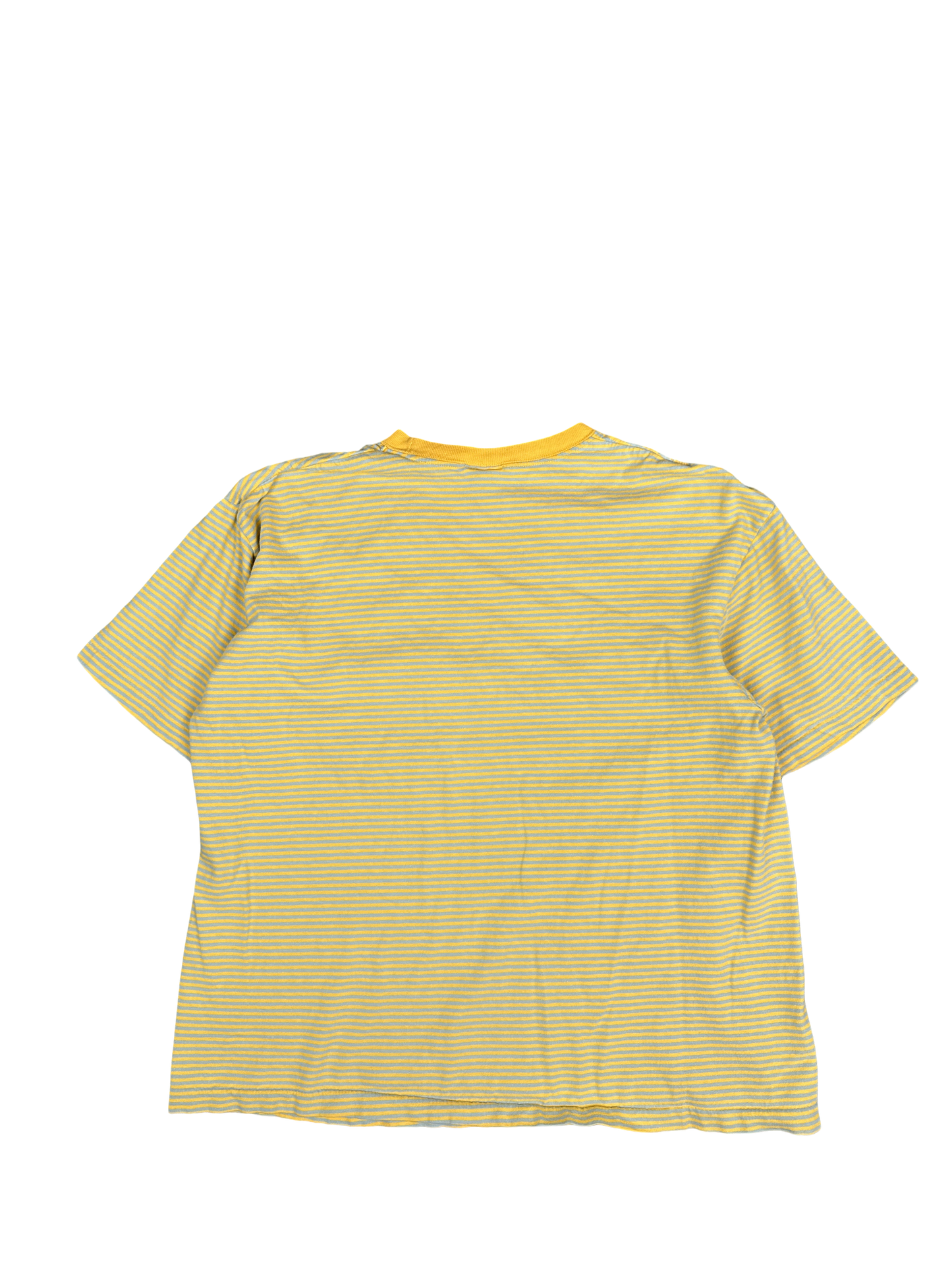 GAP Yellow Striped Pocket Tee (M)