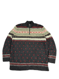 Lauren Ralph Lauren Fair Isle Wool Half-Zip Sweater (XL)