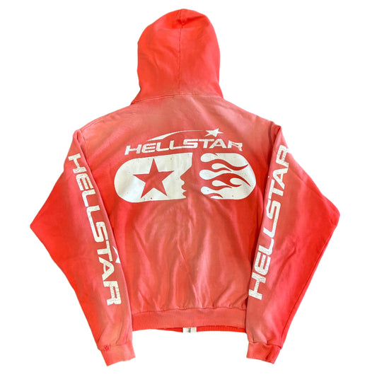 Hellstar Studios Zip Hoodie Red