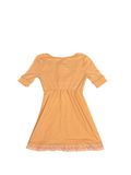 Hollister Orange Eyelet Hem Dress (S)