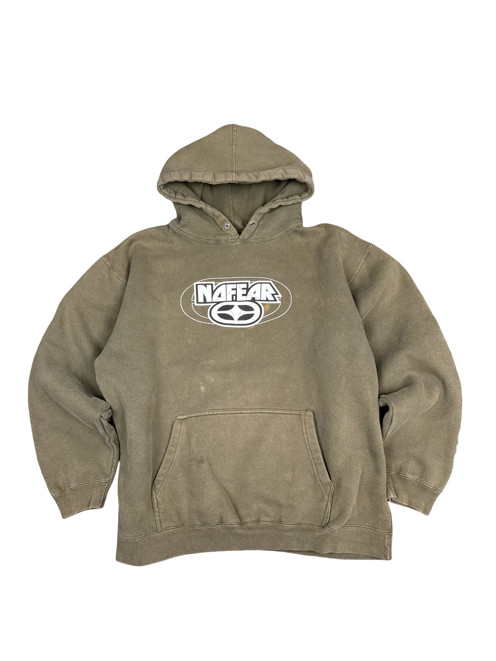 1990s No Fear Logo Hoodie (M)