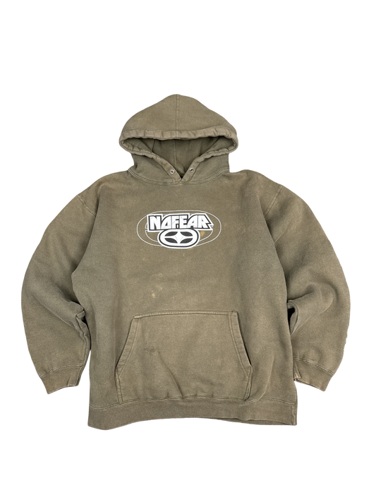 1990s No Fear Logo Hoodie (M)