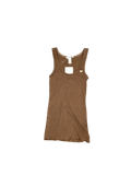 Y2K Aeropostale Ribbed Brown Cotton Tank Top (S)