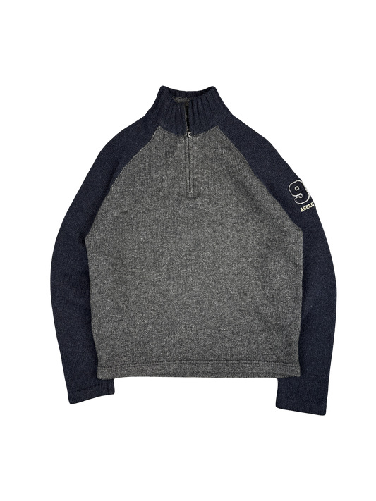 Abercrombie & Fitch Wool Half-Zip Pullover (M)