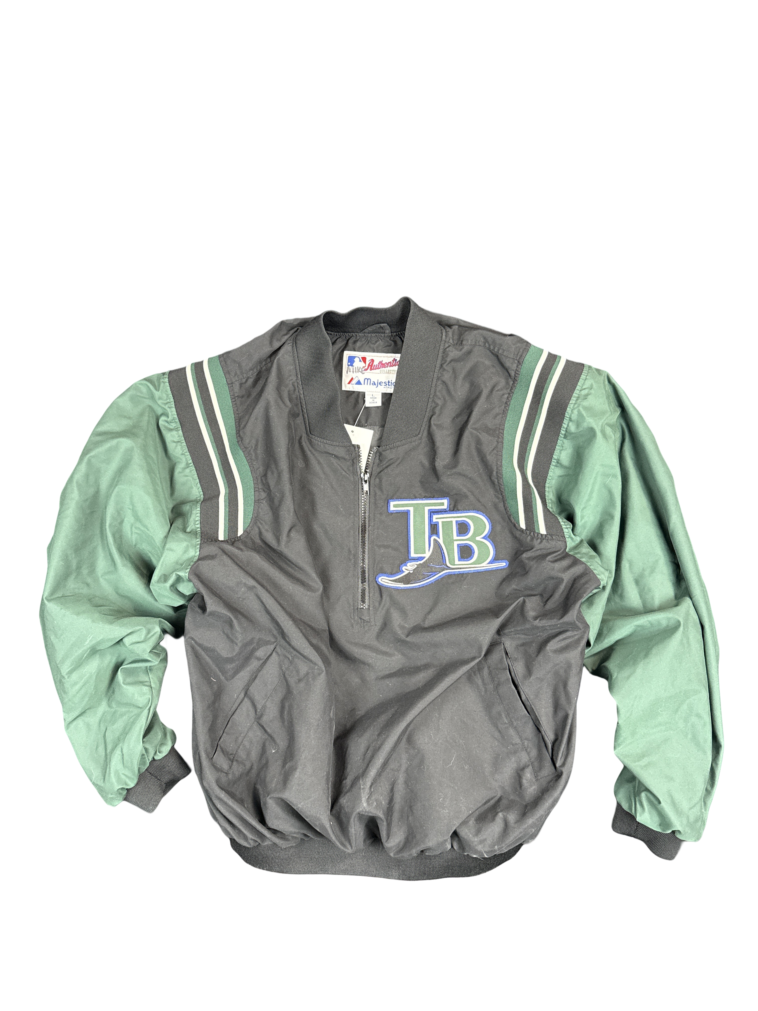 1990s MLB Majestic Tampa Bay Rays Pullover (L)
