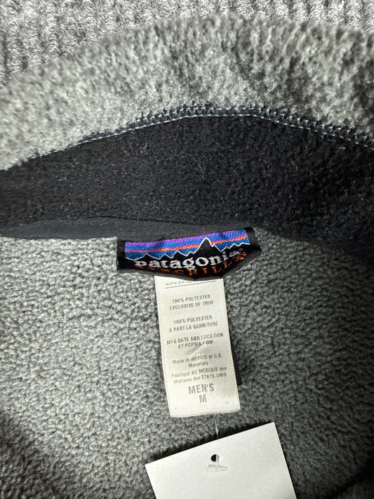 Patagonia Gray Quarter-Zip Fleece Pullover (M)