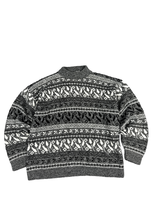 1990s American Pride Nordic Knit Sweater (L)