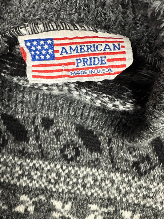 1990s American Pride Nordic Knit Sweater (L)