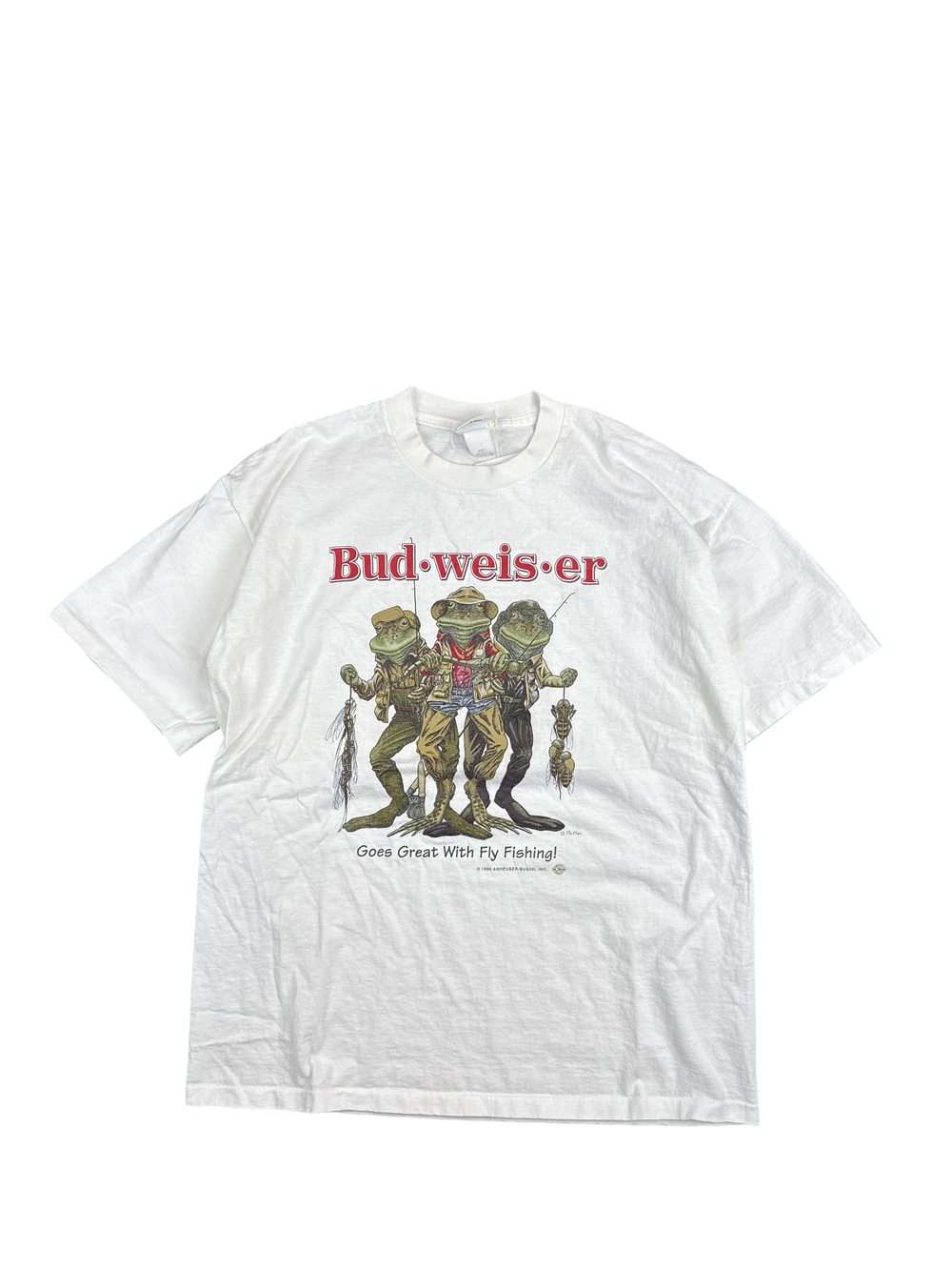 1990s Budweiser Frogs Graphic Tee (L)