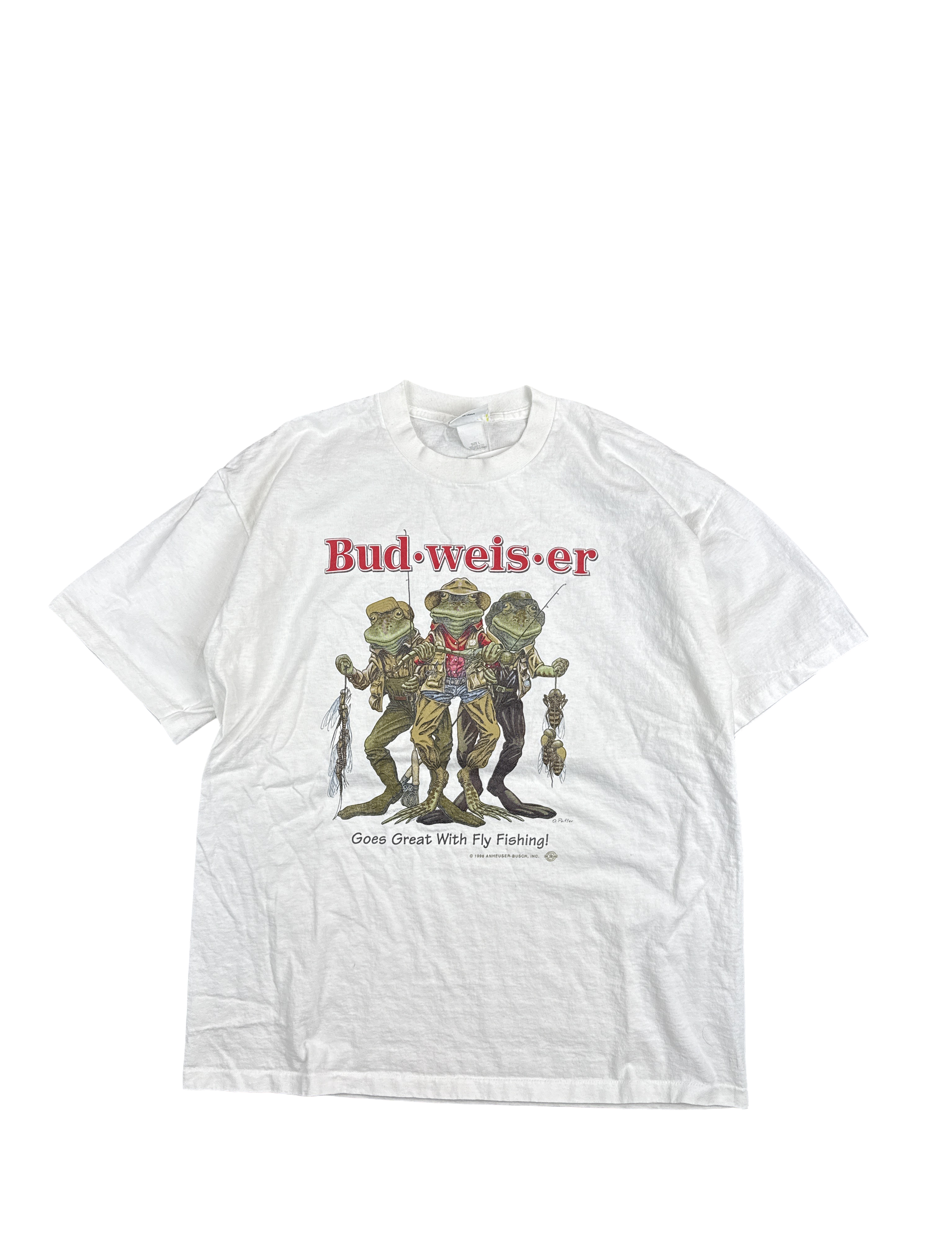 1990s Budweiser Frogs Graphic Tee (L)