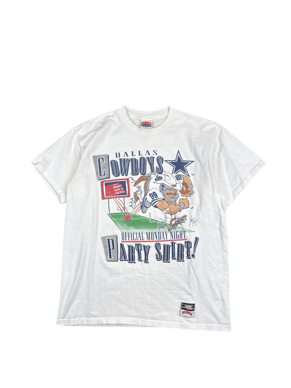 1990s Dallas Cowboys Nutmeg Graphic Party Tee (XL)
