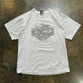 Harley Davidson Grey Chrome logo tee