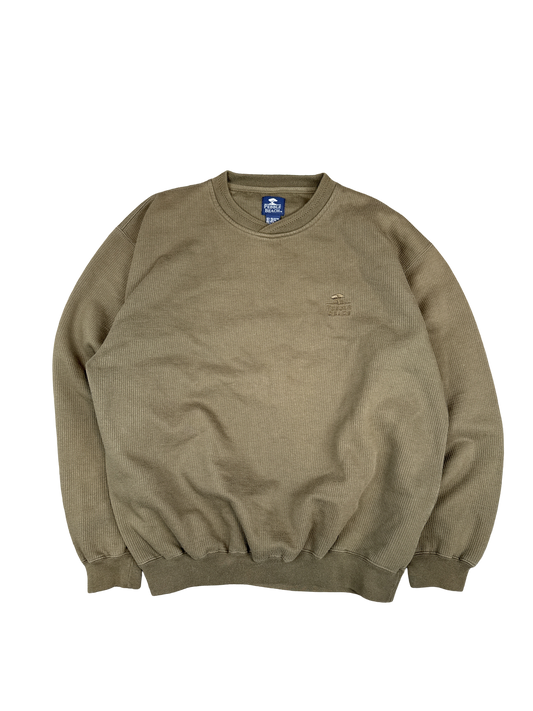 Pebble Beach Waffle Knit Pullover Sweatshirt (L)