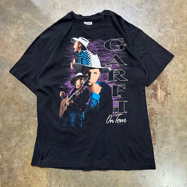 Black and Purple Garth Brooks On Tour Tee