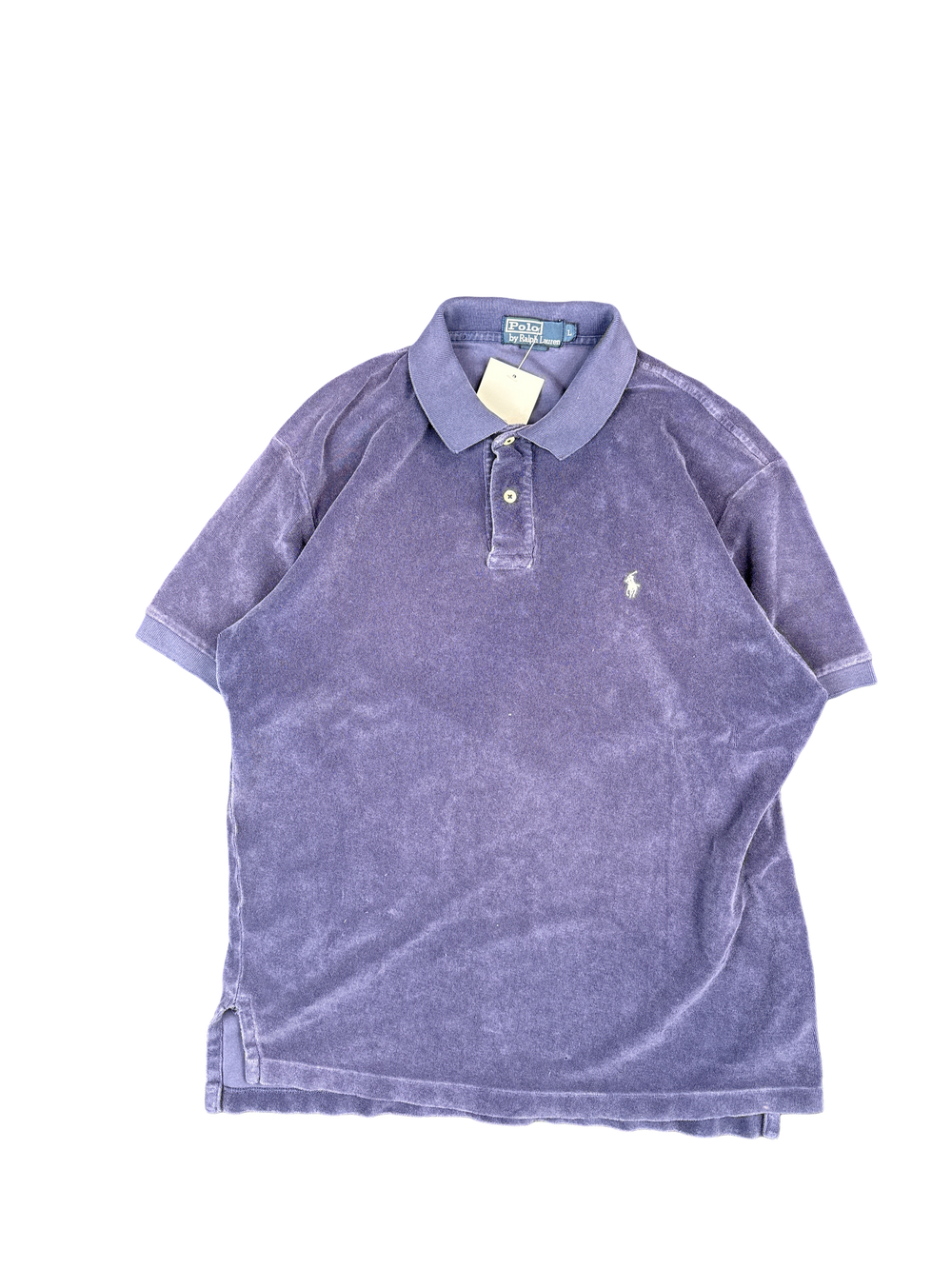 Polo Ralph Lauren Purple Terry Polo Shirt (L)