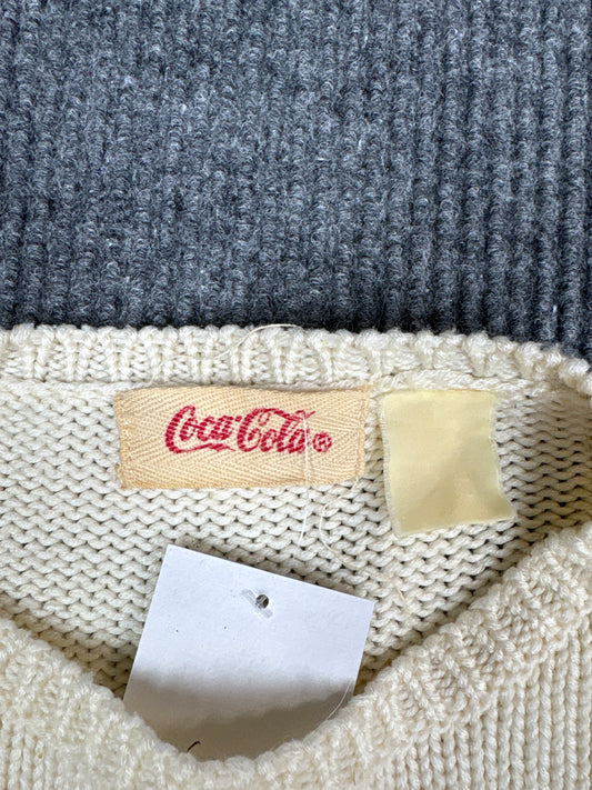 Retro Coca-Cola Knit Pullover Sweater (M)