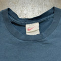 Vintage Faded Blue Nike T-Shirt — Small Swoosh Logo